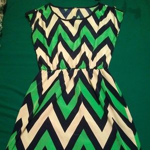 multicolored dress
